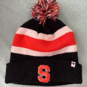 Syracuse University Striped Winter Beanie